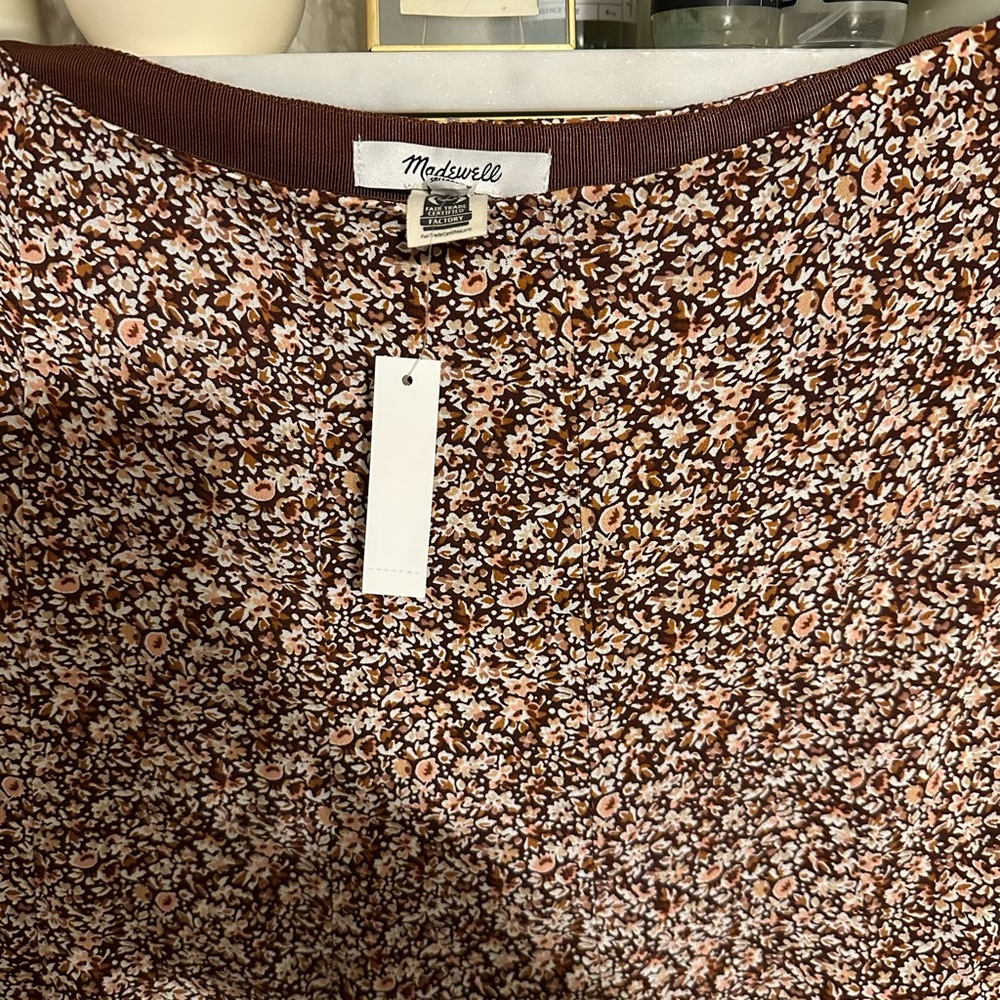 Madewell floral seamed midi skirt - Picture 9 of 10